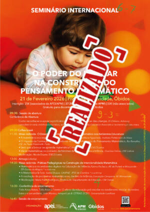 Seminário Internacional "O Poder do Brincar na Construção do Pensamento Matemático"